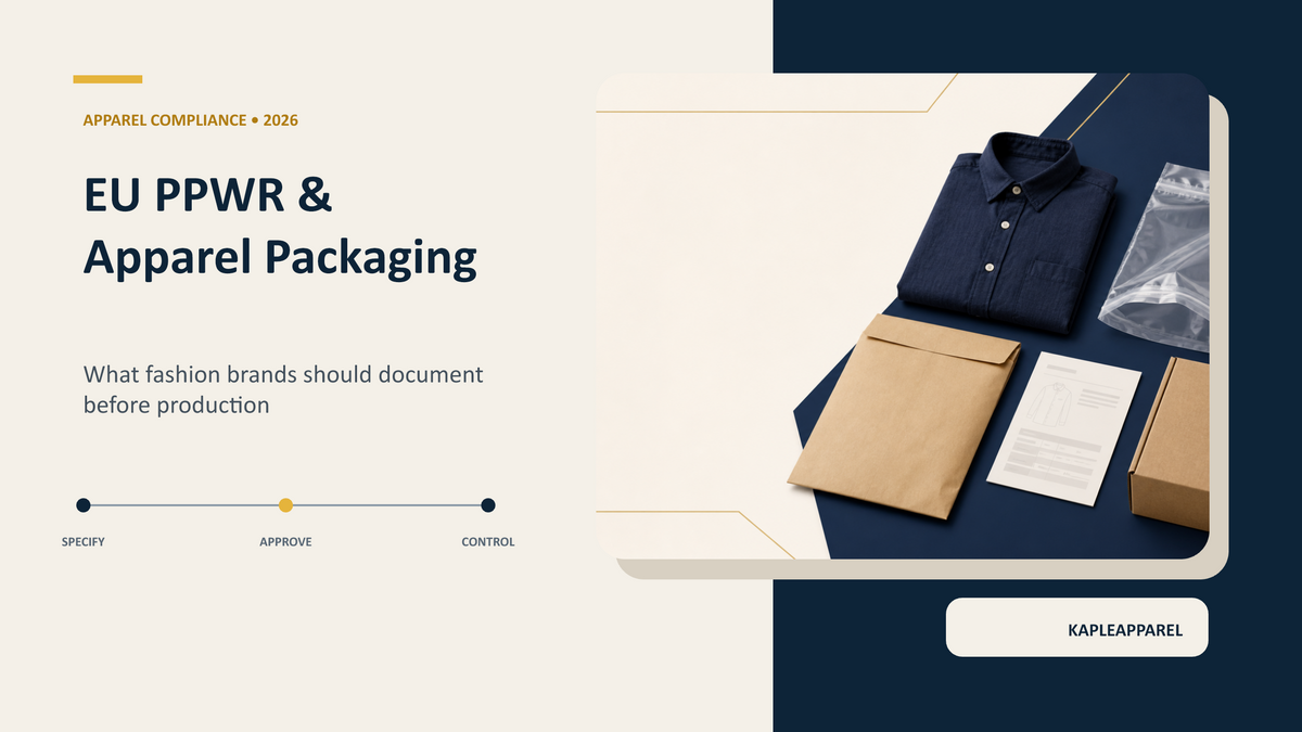 EU PPWR 2026: What Fashion Brands Need to Know About Apparel Packaging